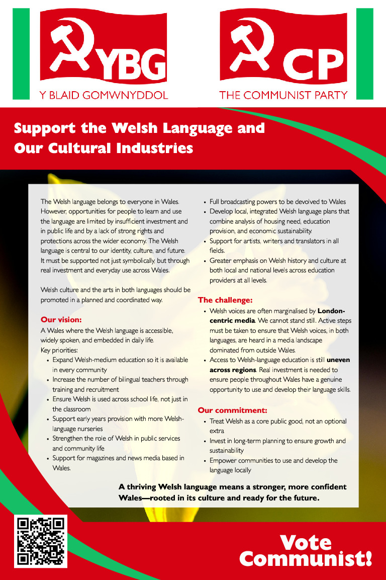 Support the Welsh Language and Our Cultural Industries