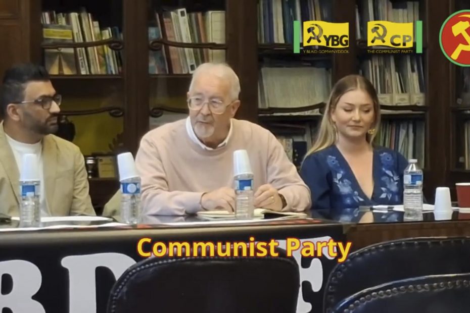 Rob Griffiths at the Cardiff Stop the War hustings for the Senedd Elections 2026