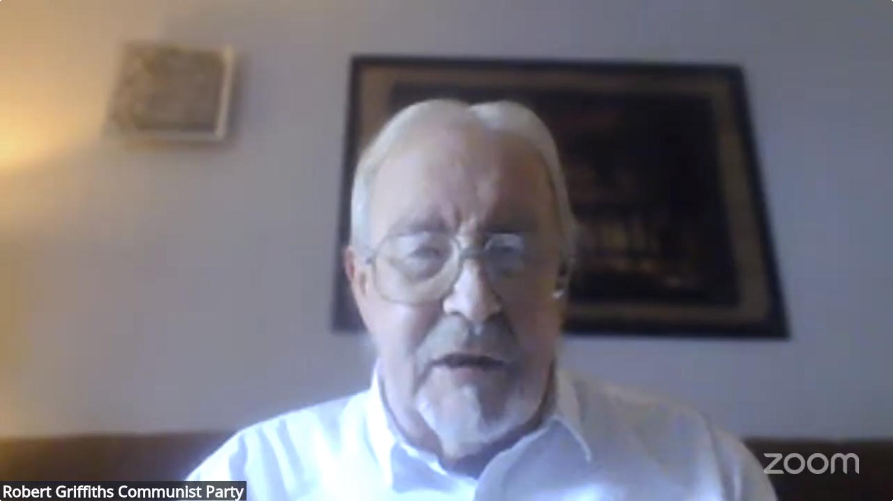 Rob Griffiths contributing to the Voices ADFOCAD hustings on unpaid carers