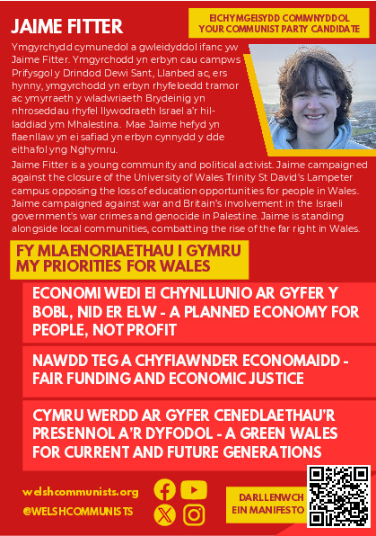 Page 3 of leaflet for Jaime Fitter