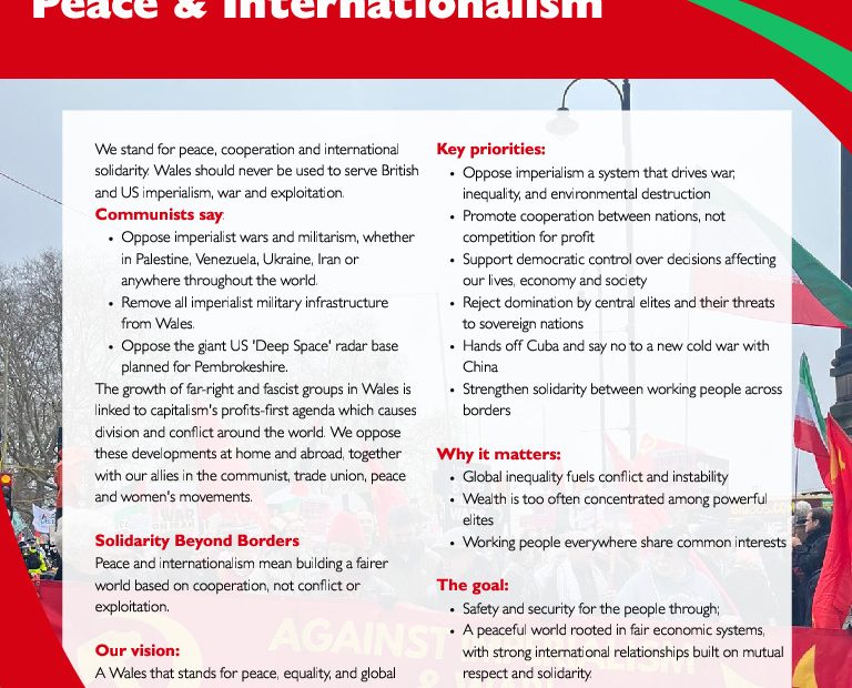 Peace and Internationalism