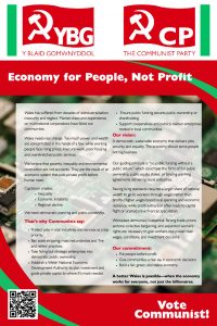 Planned economy for people, not profit.