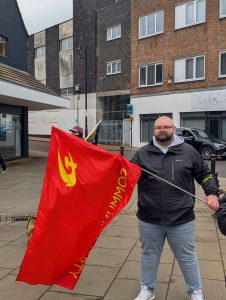Anti-fascist demo in Wrexham 2026-05-03.