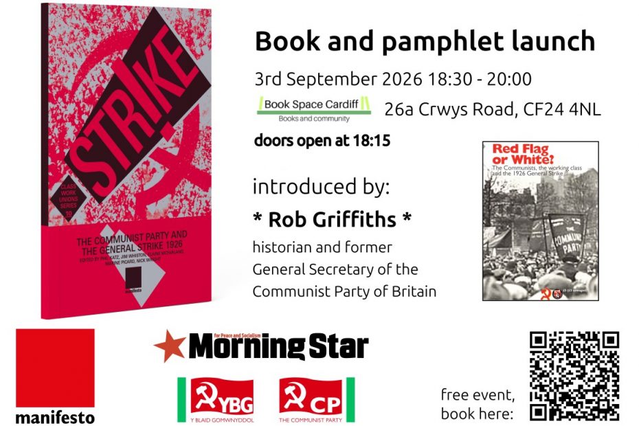 General Strike book launch leaflet