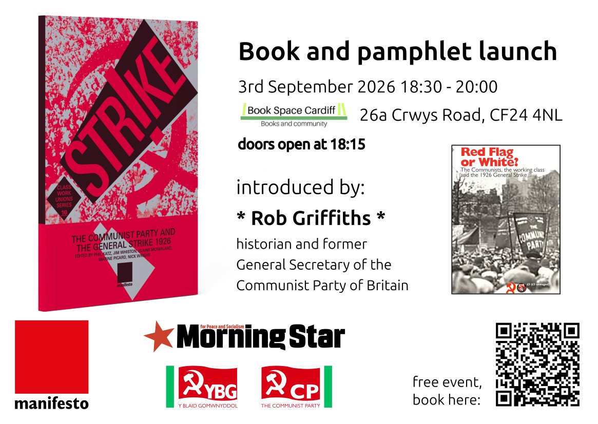 General Strike book launch leaflet